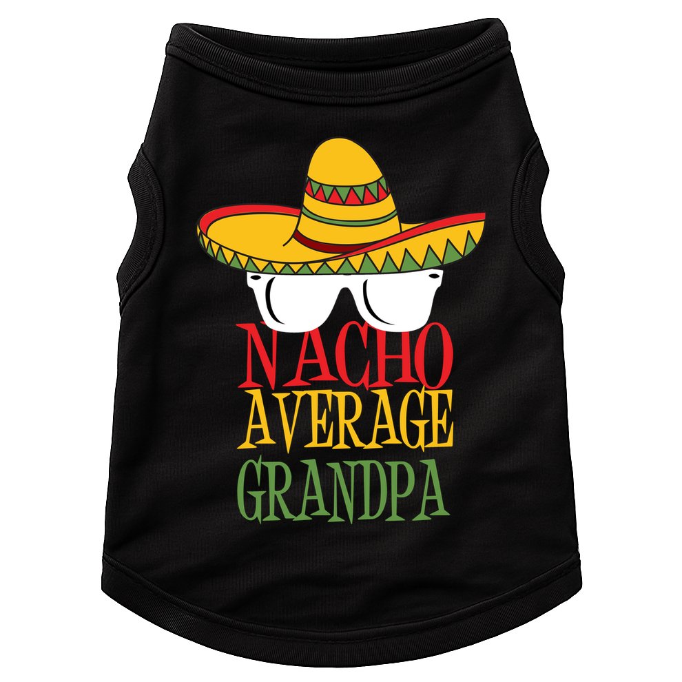 Nacho Average Grandpa Doggie Tank