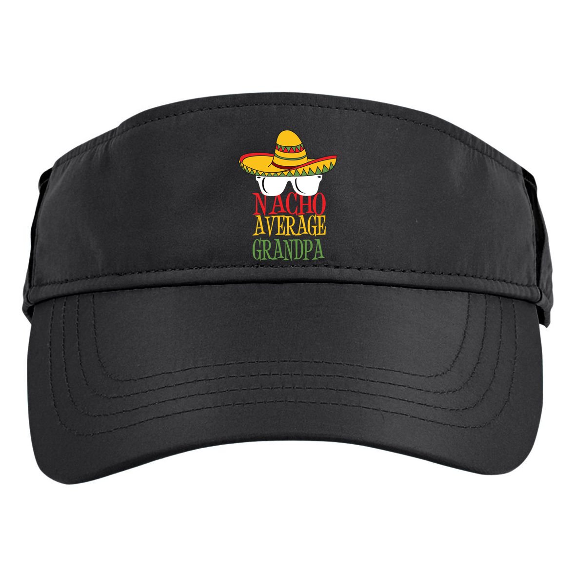 Nacho Average Grandpa Adult Drive Performance Visor
