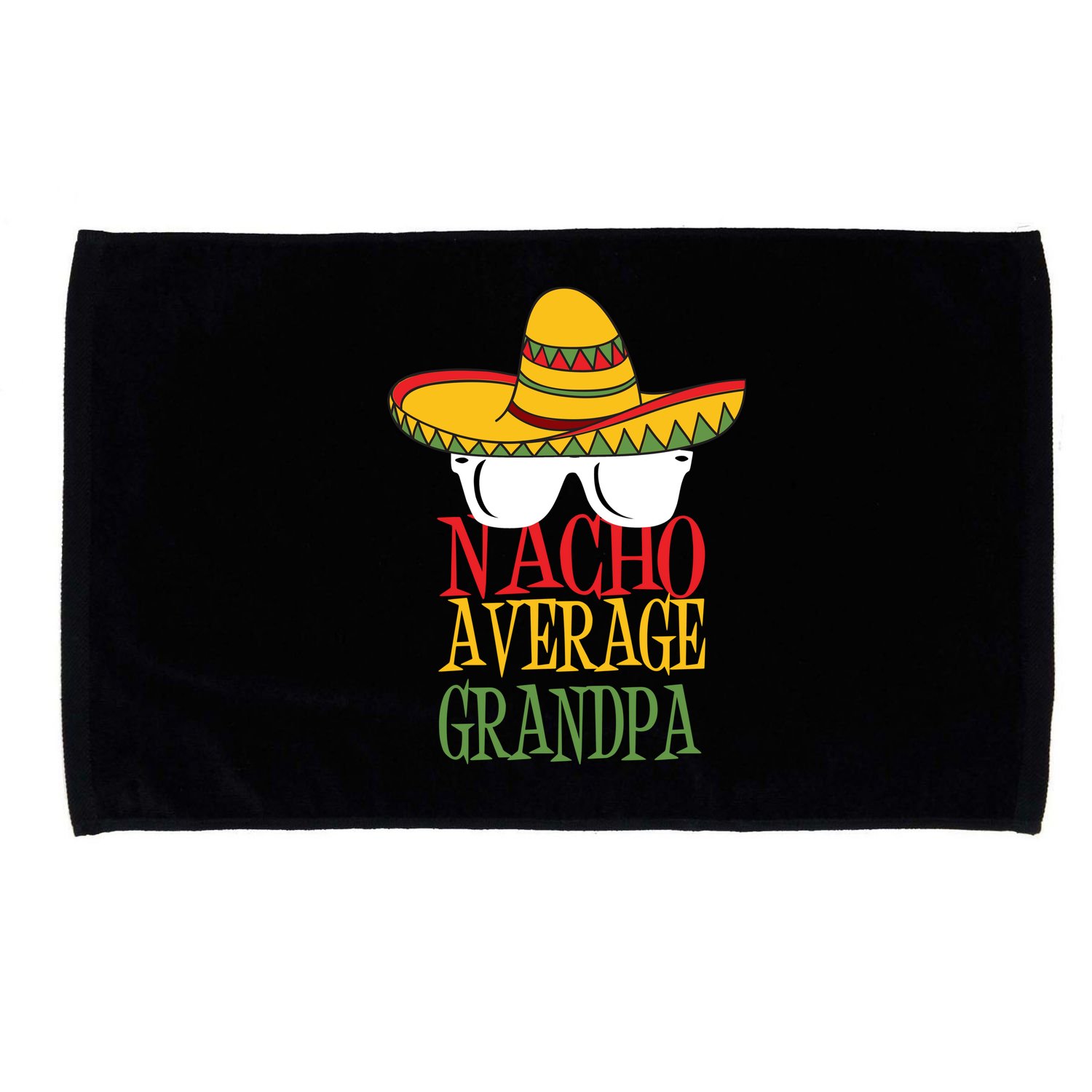 Nacho Average Grandpa Microfiber Hand Towel
