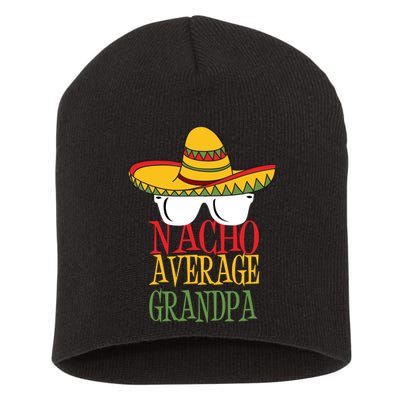 Nacho Average Grandpa Short Acrylic Beanie