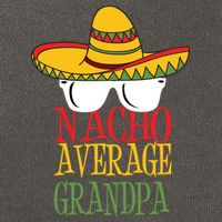 Nacho Average Grandpa Cotton Canvas Backpack