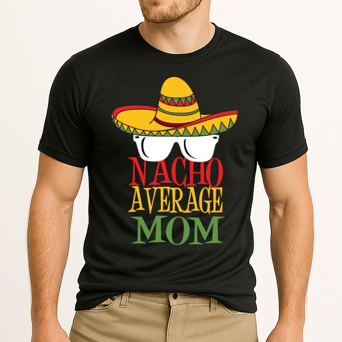 Nacho Average Mom Cooling Performance Crew T-Shirt