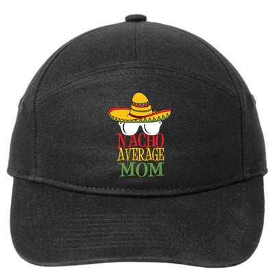 Nacho Average Mom 7-Panel Snapback Hat