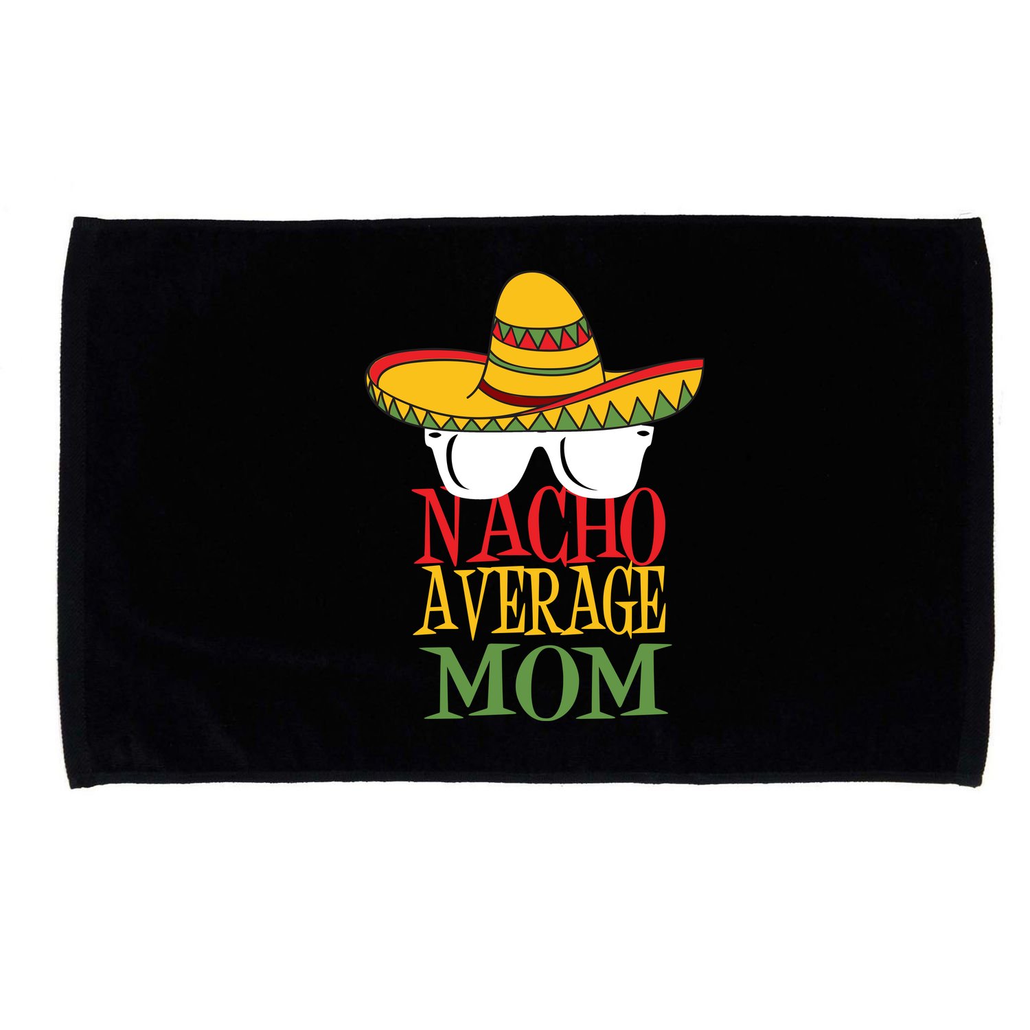 Nacho Average Mom Microfiber Hand Towel