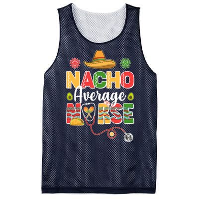 Nacho Average Nurse Cinco De Mayo Mesh Reversible Basketball Jersey Tank