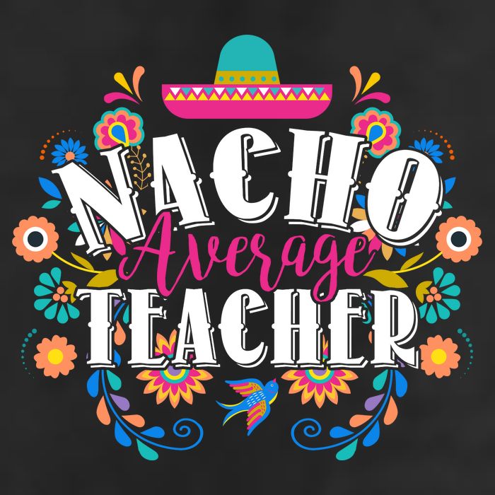 Nacho Average Teacher Cinco De Mayo Adult Drive Performance Visor