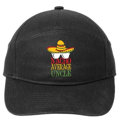 Nacho Average Uncle 7-Panel Snapback Hat