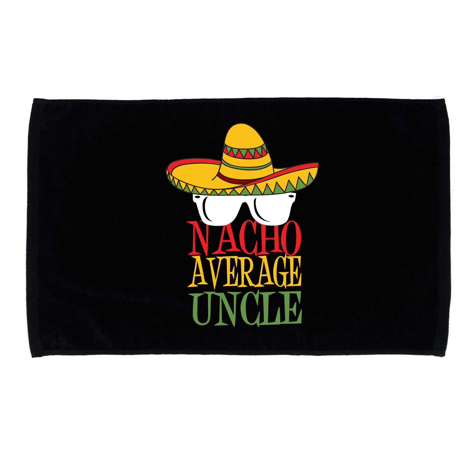 Nacho Average Uncle Microfiber Hand Towel