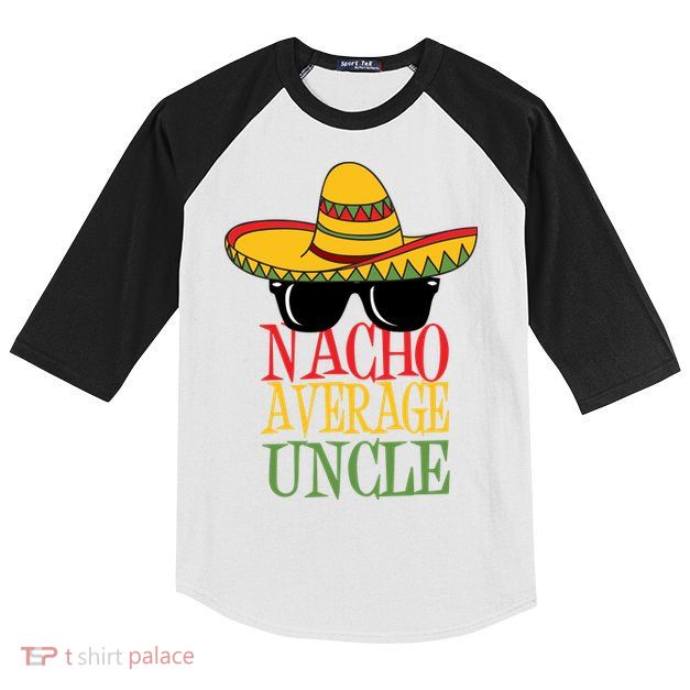 Nacho Average Uncle Kids Colorblock Raglan Jersey