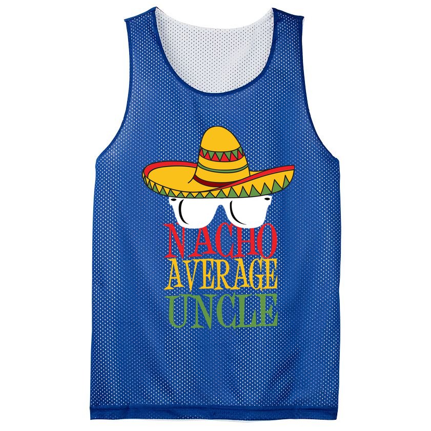 Nacho Average Uncle Mesh Reversible Basketball Jersey Tank
