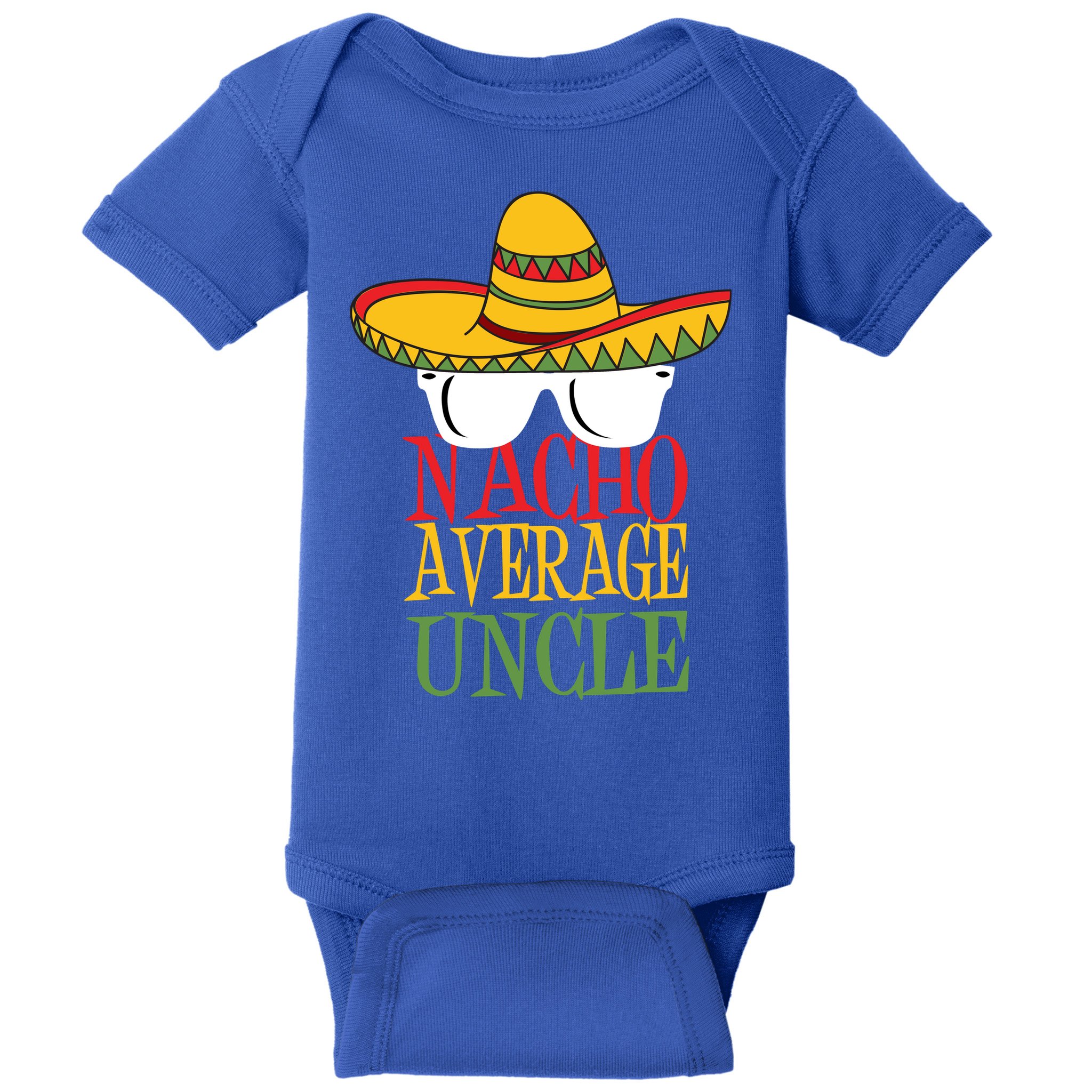 Nacho Average Uncle Baby Bodysuit