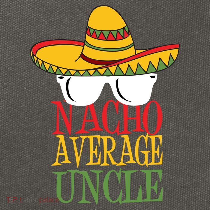 Nacho Average Uncle Cotton Canvas Backpack