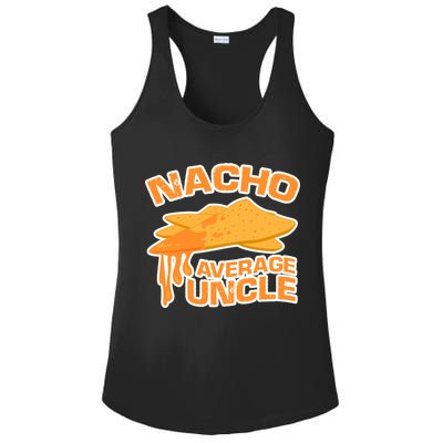Nacho Average Uncle Funny Ladies PosiCharge Competitor Racerback Tank