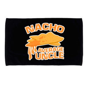 Nacho Average Uncle Funny Microfiber Hand Towel