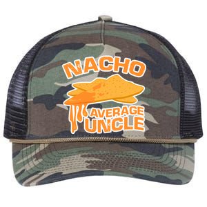 Nacho Average Uncle Funny Retro Rope Trucker Hat Cap