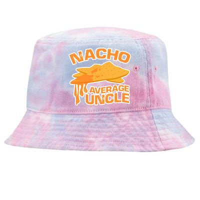 Nacho Average Uncle Funny Tie-Dyed Bucket Hat