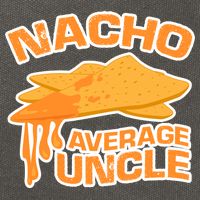 Nacho Average Uncle Funny Cotton Canvas Backpack