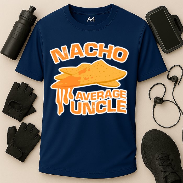 Nacho Average Uncle Funny Cooling Performance Crew T-Shirt