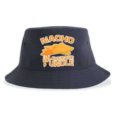Nacho Average Uncle Funny Sustainable Bucket Hat