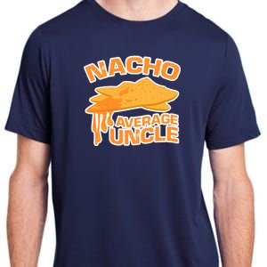 Nacho Average Uncle Funny Adult ChromaSoft Performance T-Shirt