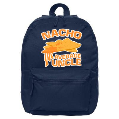 Nacho Average Uncle Funny 16 in Basic Backpack