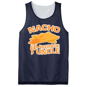 Nacho Average Uncle Funny Mesh Reversible Basketball Jersey Tank