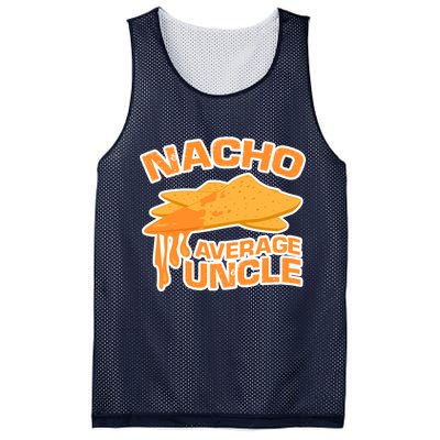 Nacho Average Uncle Funny Mesh Reversible Basketball Jersey Tank
