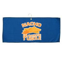 Nacho Average Uncle Funny Large Microfiber Waffle Golf Towel