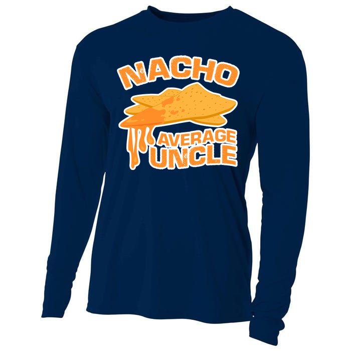 Nacho Average Uncle Funny Cooling Performance Long Sleeve Crew