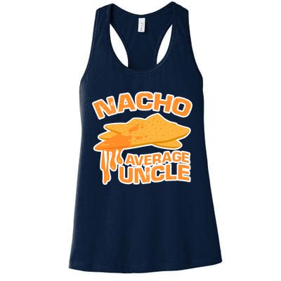 Nacho Average Uncle Funny Womens Tank Top