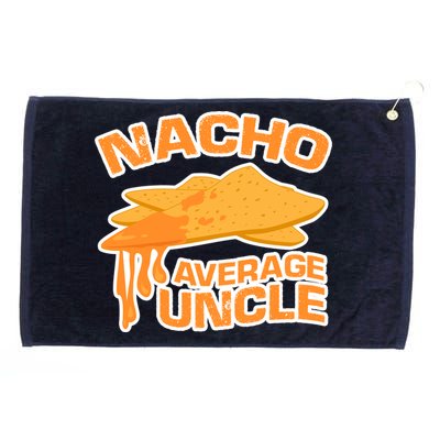 Nacho Average Uncle Funny Grommeted Golf Towel