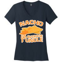Nacho Average Uncle Funny Women's V-Neck T-Shirt