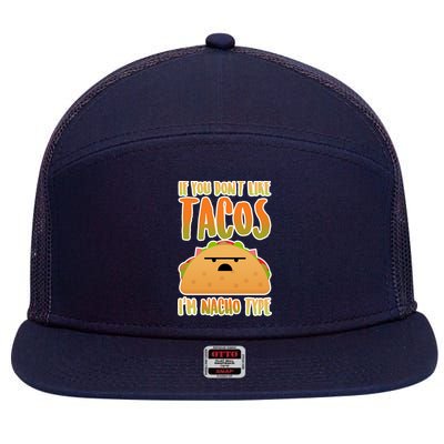 Nacho Type Taco 7 Panel Mesh Trucker Snapback Hat