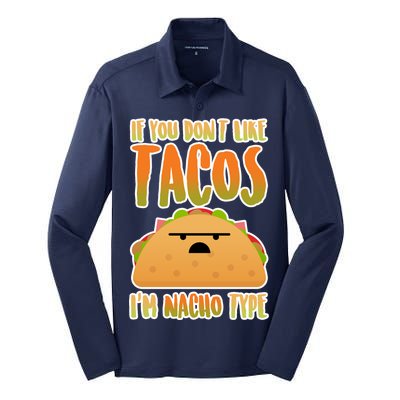 Nacho Type Taco Silk Touch Performance Long Sleeve Polo