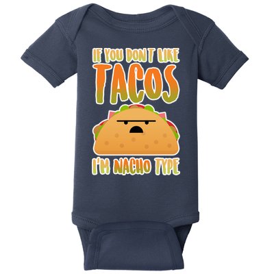 Nacho Type Taco Baby Bodysuit