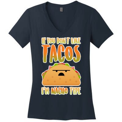 Nacho Type Taco Women's V-Neck T-Shirt