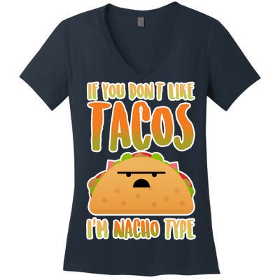 Nacho Type Taco Women's V-Neck T-Shirt