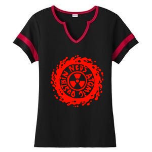 Neds Atomic Dustbin Ladies Halftime Notch Neck Tee