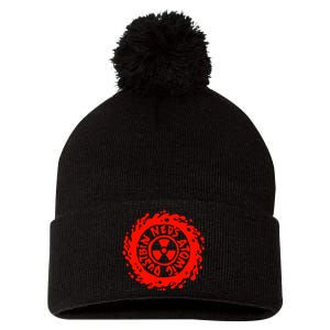 Neds Atomic Dustbin Pom Pom 12in Knit Beanie