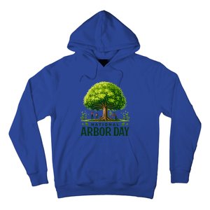 National Arbor Day Tree Care Happy Arbor Day Funny Gift Hoodie