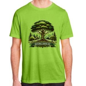 National Arbor Day Tree Care Happy Arbor Day Funny Gift Adult ChromaSoft Performance T-Shirt