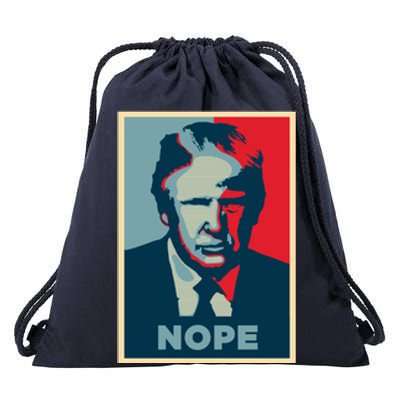 Donald Trump Nope  Drawstring Bag