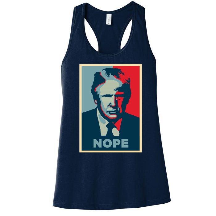 Donald Trump Nope  Women's Racerback Tank