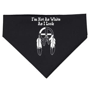  Native American DNA I'm Not As White As I Look USA-Made Doggie Bandana