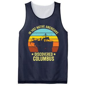 Native Americans Discovered Columbus Shirts Native American Mesh Reversible Basketball Jersey Tank