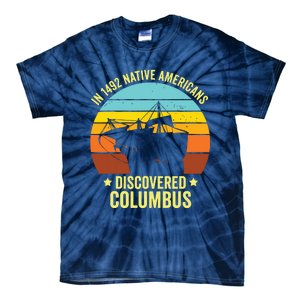 Native Americans Discovered Columbus Shirts Native American Tie-Dye T-Shirt