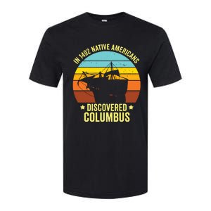 Native Americans Discovered Columbus Shirts Native American Softstyle CVC T-Shirt