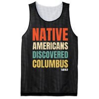 Native Americans Discovered Columbus Mesh Reversible Basketball Jersey Tank