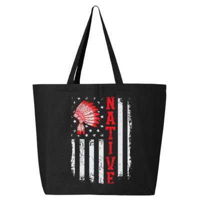 Native American Day USA Flag Cherokee Indigenous People 25L Jumbo Tote