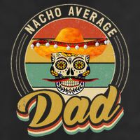 Nacho Average Dad For Mexican Nacho Loving Skull Adult Drive Performance Visor